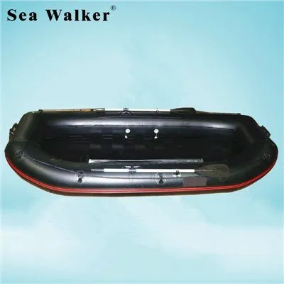 3.0M কালো ইনফ্ল্যাটেবল ফিশিং বোট